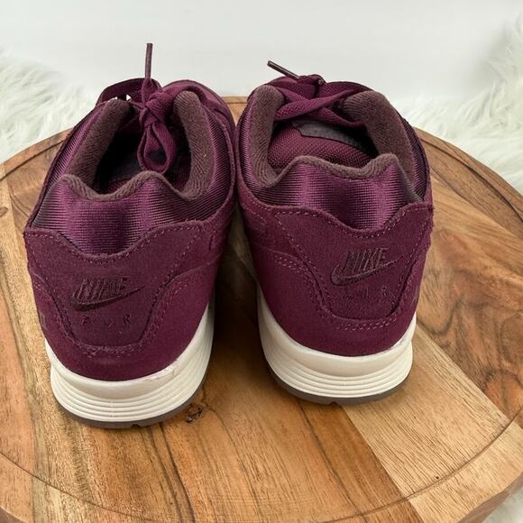 Nike Mens Air Span II PRM Bordeaux Size 8 Desert Sand Maroon Wine Burgundy Sail - Picture 7 of 9
